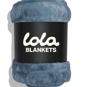 LOLA Blanket - Slate Blue Large